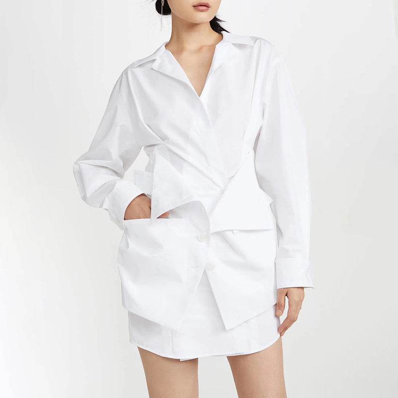 Ladies shirt dress - Mubimart
