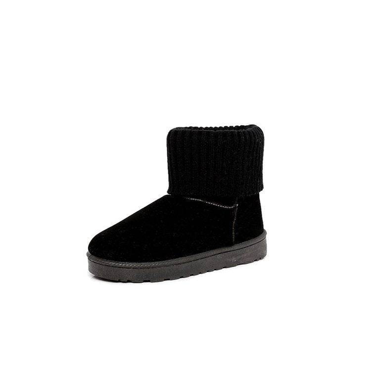 Woolen snow boots - Mubimart