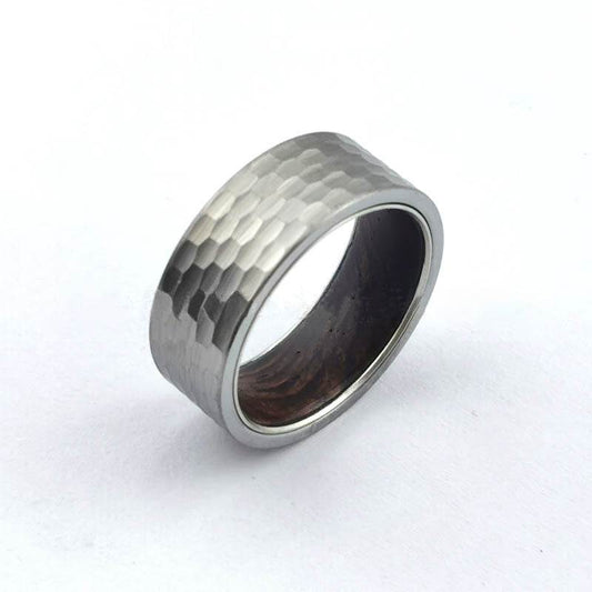 Men Ring Fashion Accessory Wedding Engagement Ring Tungsten Carbide Daily Fashion Silver - Mubimart