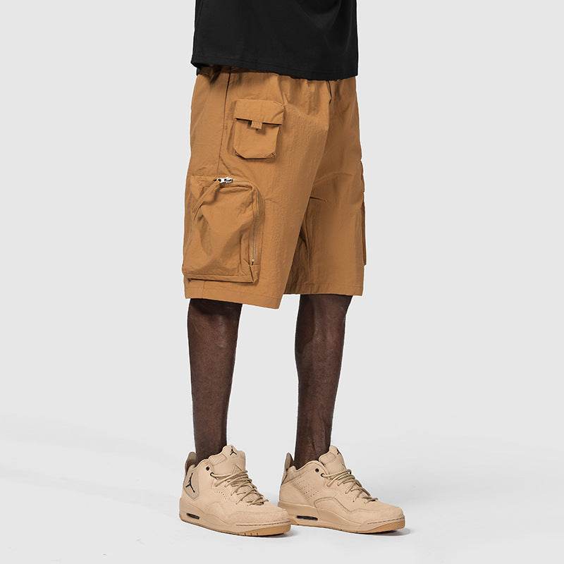Outdoor Three-dimensional Pocket Cargo Shorts - Mubimart