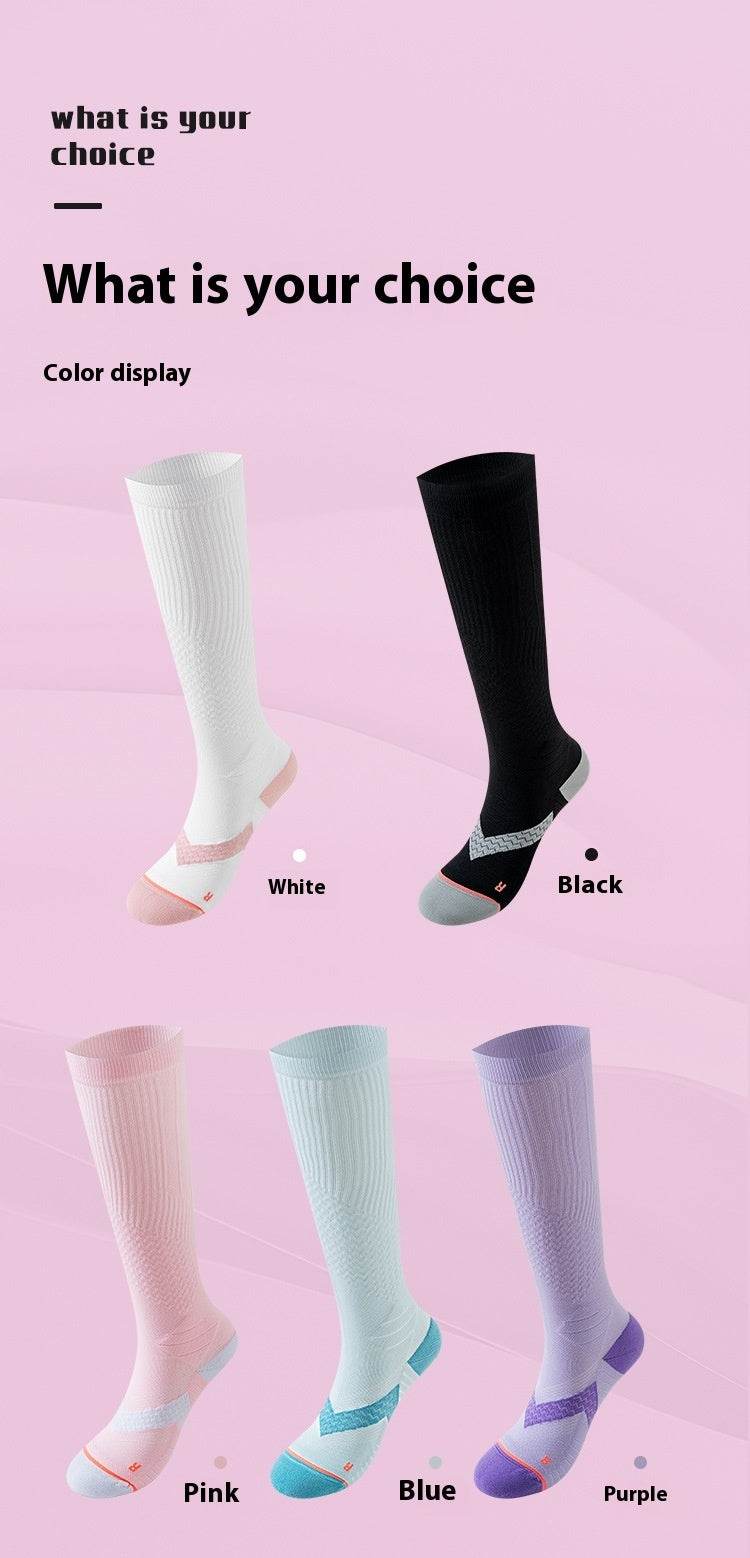 Pressure Calf Breathable Towel Bottom Skipping Rope Athletic Socks - Mubimart