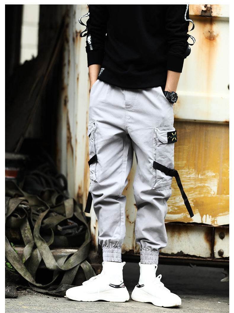 New Casual Pants Men Cotton Cargo Pants - Mubimart