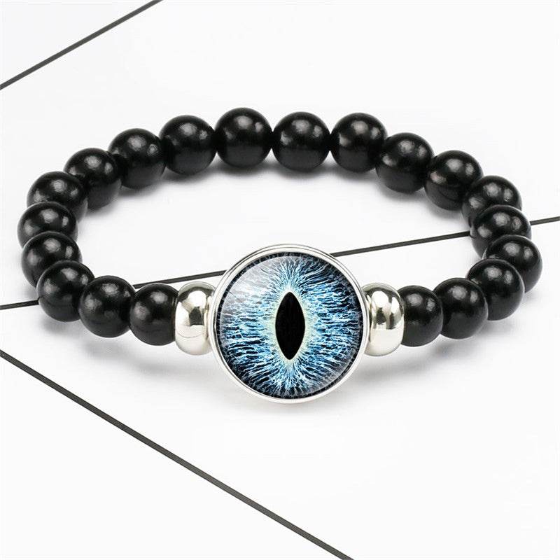 Dragon Eye Time Gemstone Beaded Bracelet - Mubimart