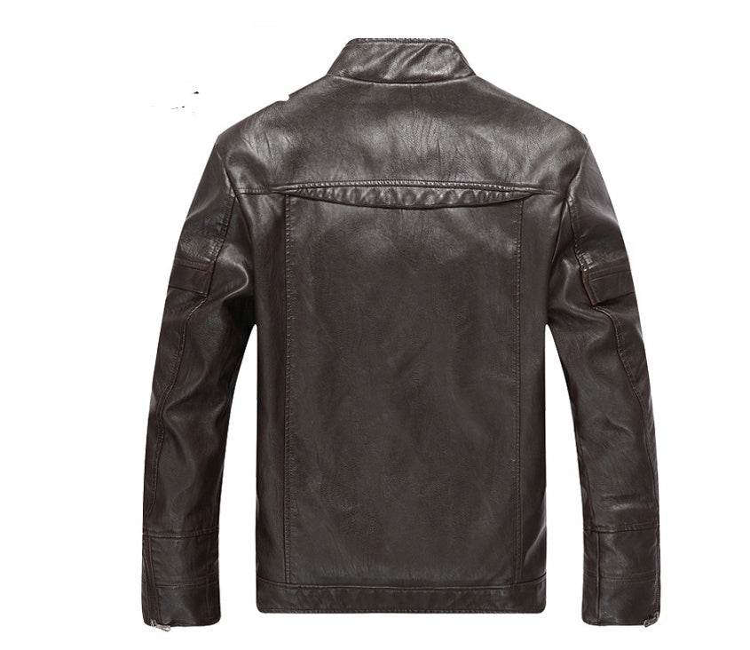 Leather Jacket - Mubimart