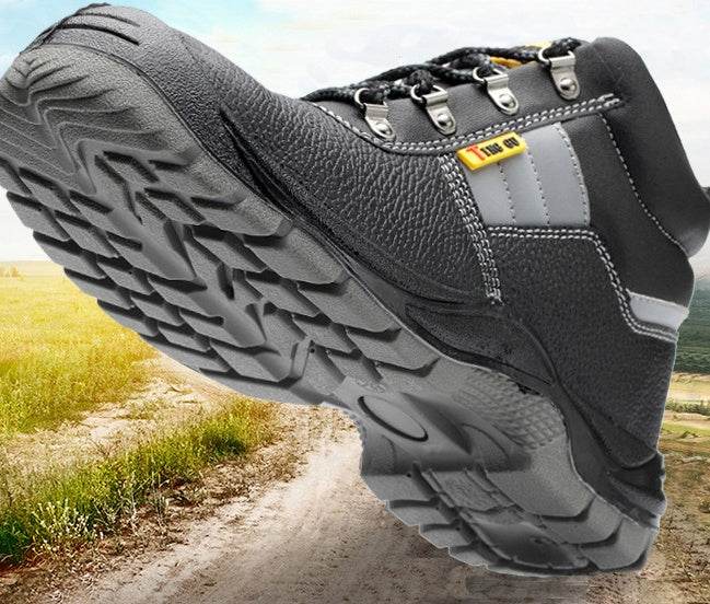 Safety Shoes Heavy Duty Sneakers Toe Cap Steel Women Shoe Tip Stainless Woman Steel Toe Shoes Protection Boots For Men - Mubimart