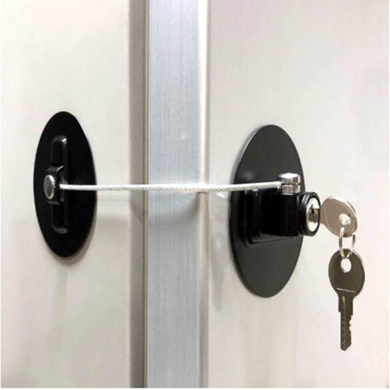 Refrigerator Lock Child Lock Sliding Door Lock - Mubimart