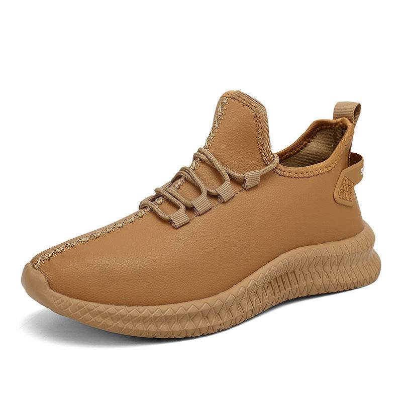 Sports Casual Leather Shoes Men - Mubimart