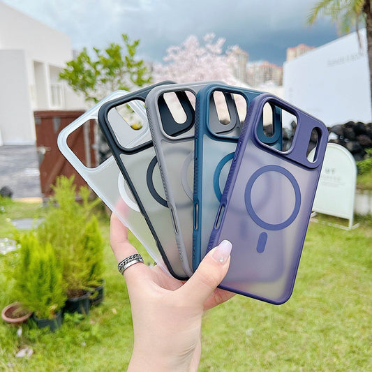 Fashion Magnetic Matte Drop-resistant Protective Cover - Mubimart