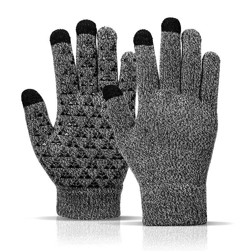 Warm And Fleece Gloves For Men Women In Autumn Winter - Mubimart