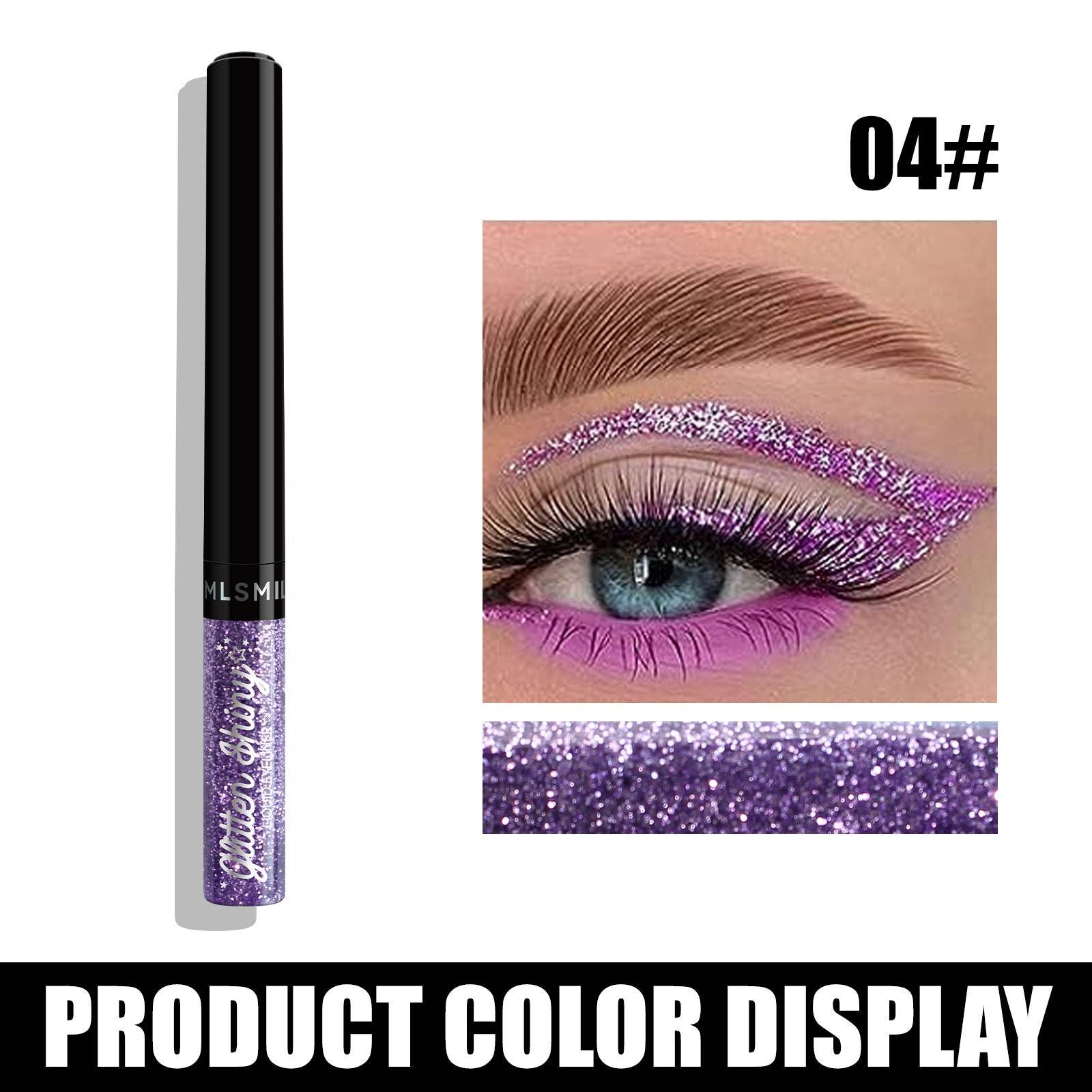 Quick Drying 12 Color Eyeliner Liquid - Mubimart