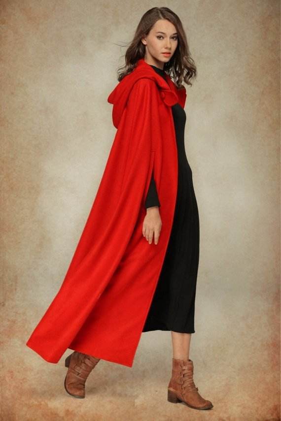 Autumn And Winter Women's 5-color Lengthened Cloak Ultra-long Shawl Coat Plus Size Coat - Mubimart