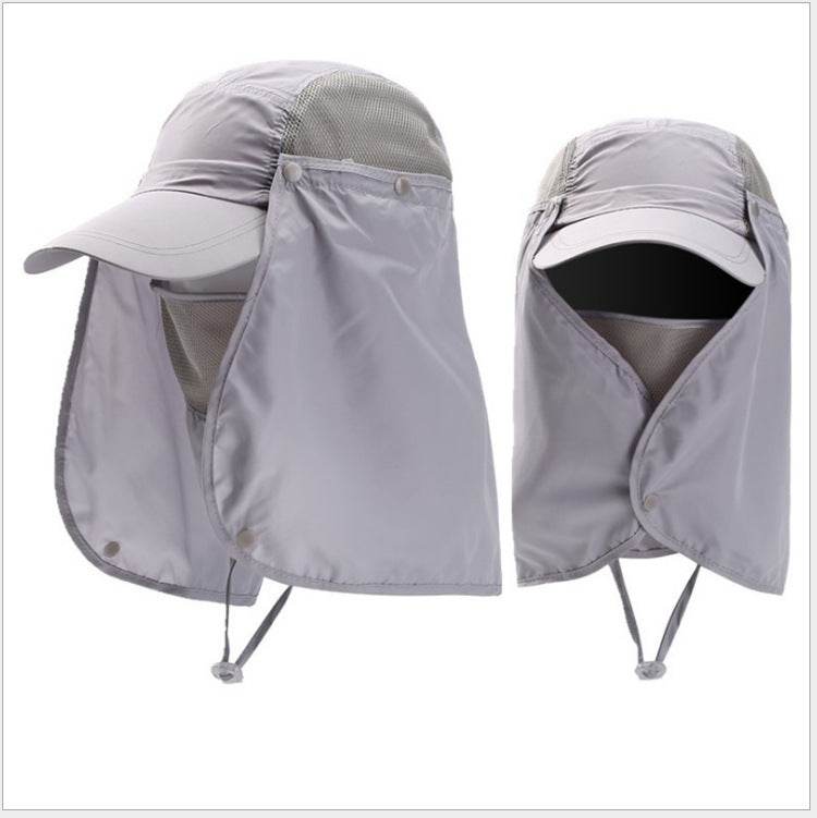 Custom-made Outdoor Hiking Sun Hats UV Protection Men's Fishing Riding Hats Sun Hats - Mubimart