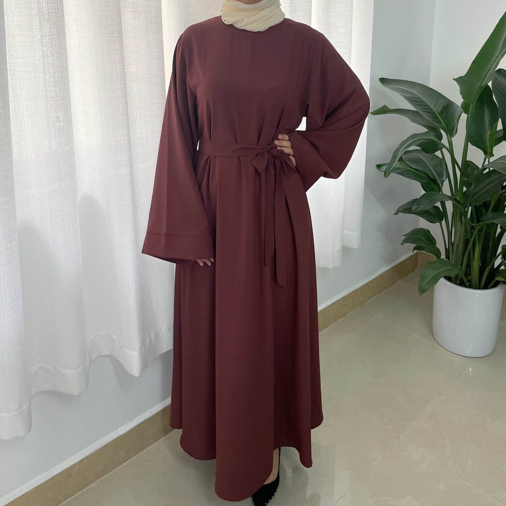 Robe Plus Size Muslim Dress - Mubimart