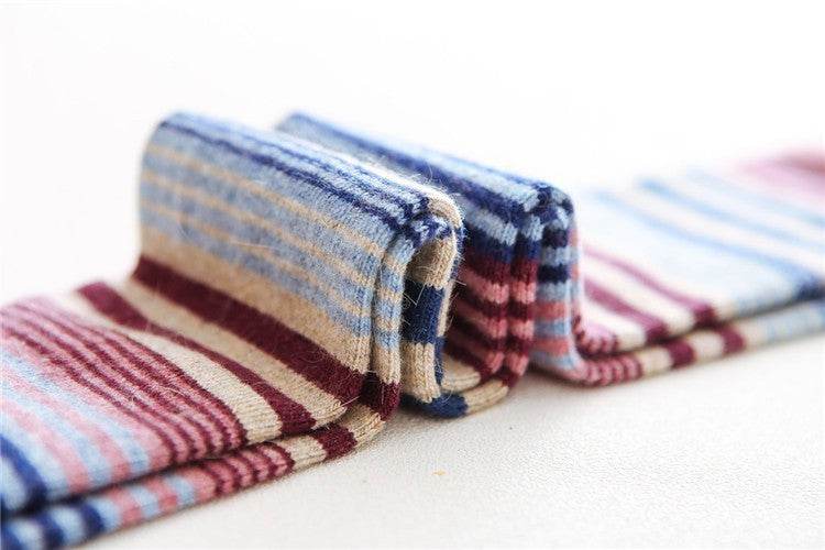 Rabbit Wool Knee Socks High Leg - Mubimart