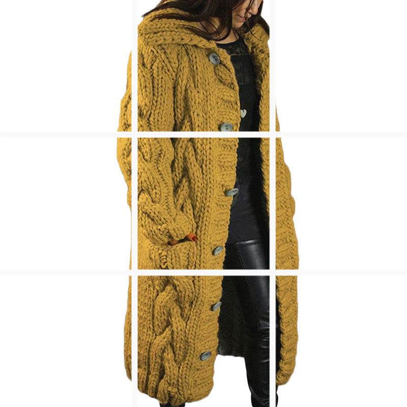 Women's Cardigan Plus Size Sweater Coat - Mubimart