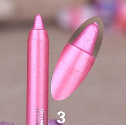 Wine Red Green Blue Purple Silver Eyeliner Eye And Eye Multi-use Eye Shadow Lipstick Eyebrow Pencil - Mubimart