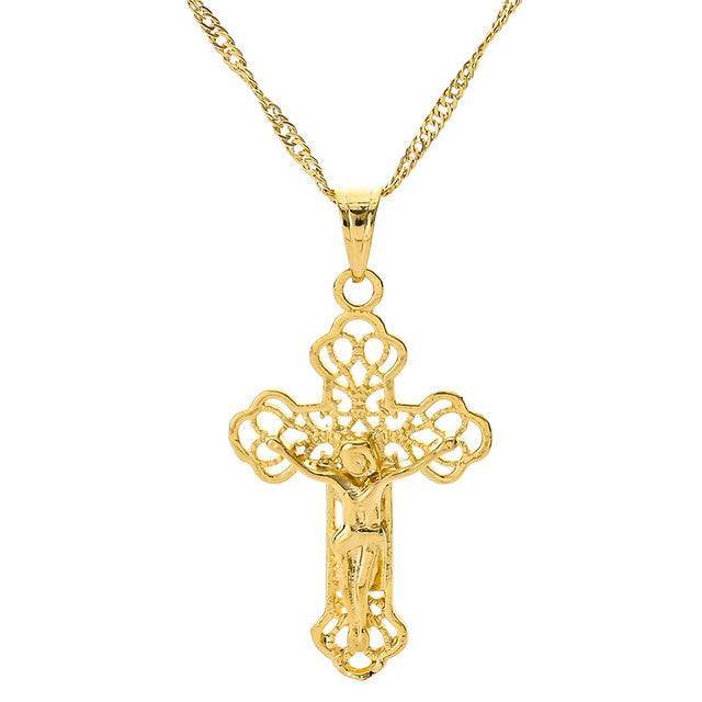 Fashion Cross Chain Necklace Women Neckwear - Mubimart