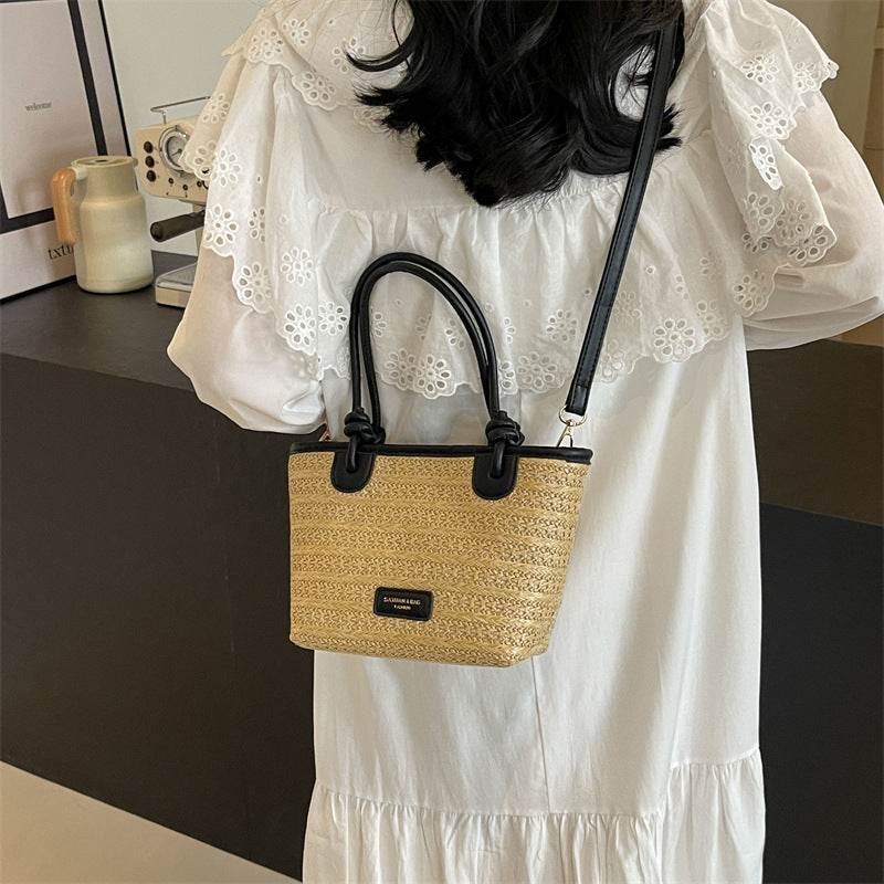 Casual Women Beach Vacation Style Woven Bag - Mubimart