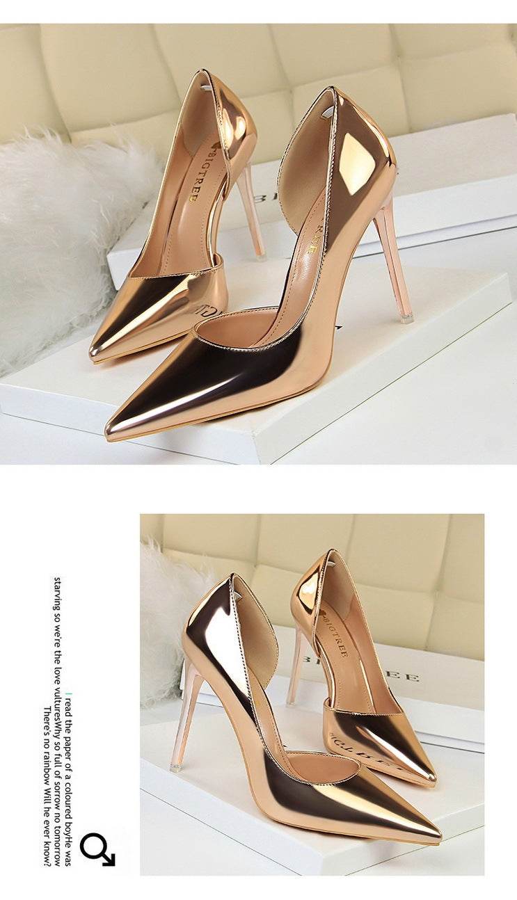 Simple stiletto shoes - Mubimart