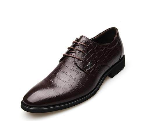 Genuine Leather Men Dress Shoes - Mubimart