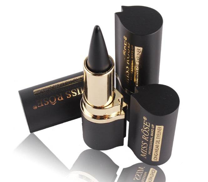 Waterproof Black Eyeliner Liquid Eye Liner Pen Pencil Gel Beauty Makeup Cosmetic Eyelashes Waterproof Eye Liner Makeup Tool - Mubimart