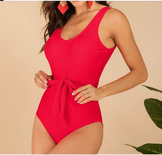 Printed bikini bodysuit - Mubimart