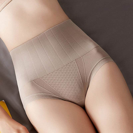 High-waisted Abdomen Panties Ladies Postpartum Hip-lifting And Shaping Seamless Panties - Mubimart