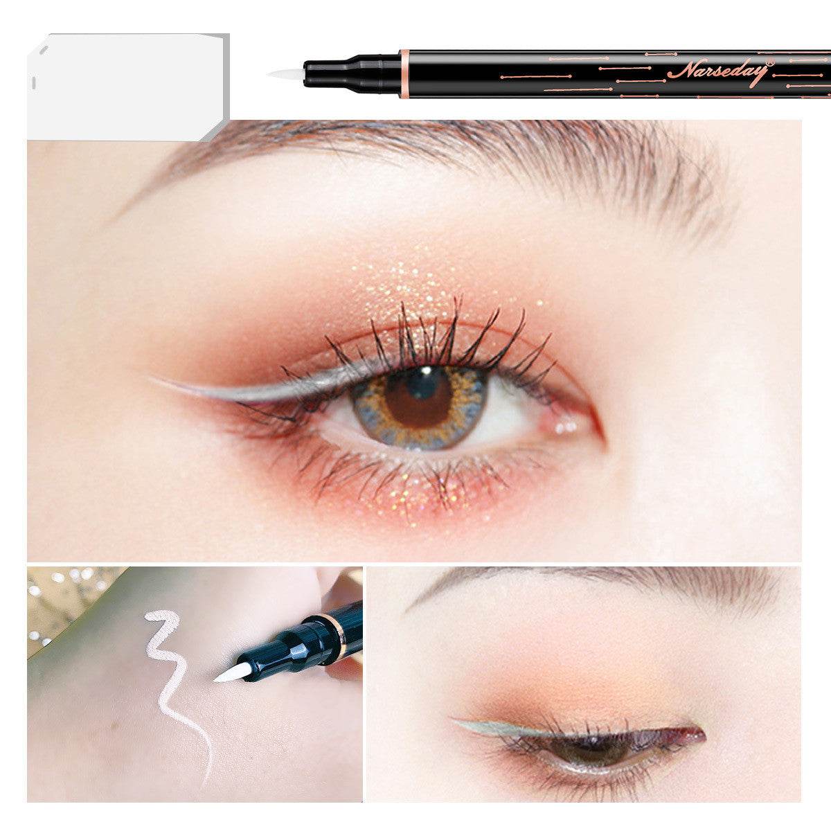 Color Eyeliner Pencil Does Not Smudge Waterproof Sweatproof Long-lasting Quick-drying - Mubimart
