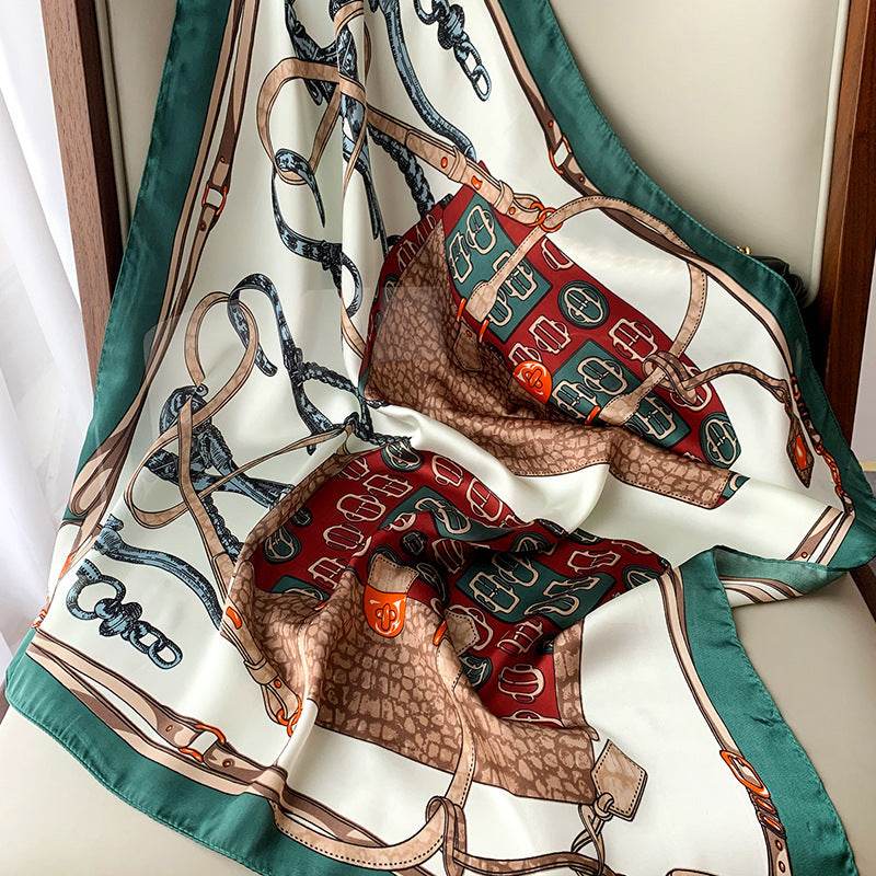 Printed Silk Scarves Gift Company Annual Meeting - Mubimart