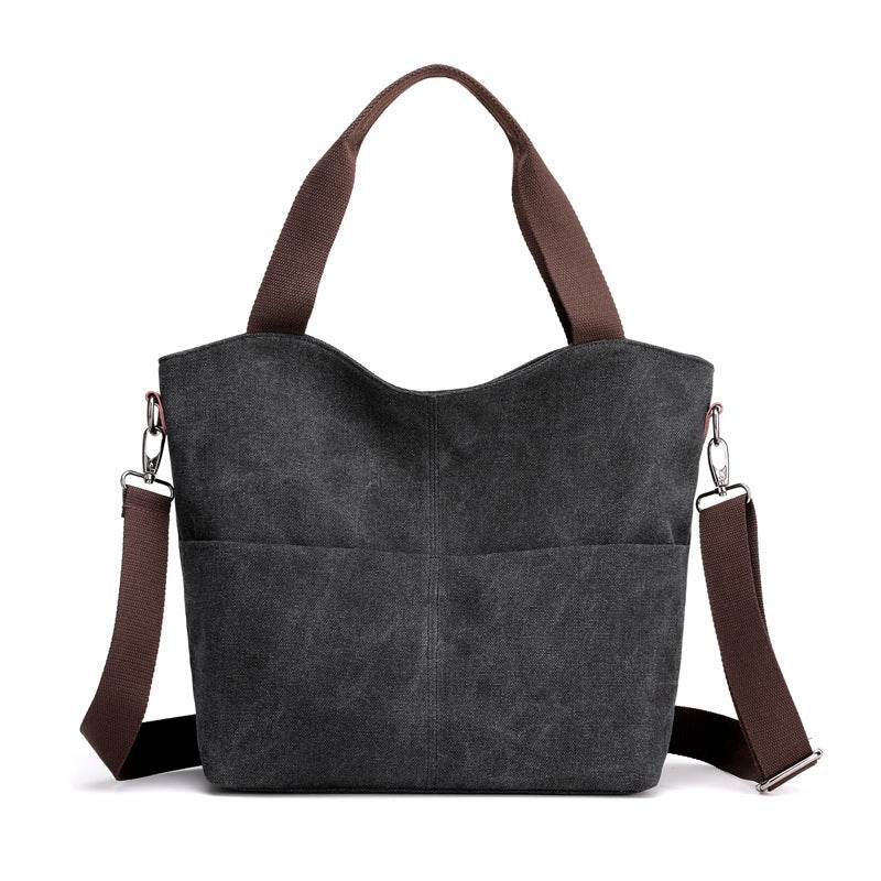 Shoulder women bag canvas bag - Mubimart