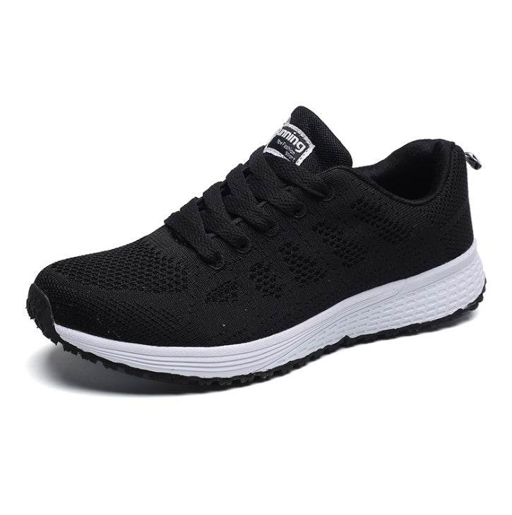 Women Casual Shoes Fashion Breathable Walking Mesh Flat Shoes Woman White Sneakers Women Tenis Feminino Female Shoes - Mubimart