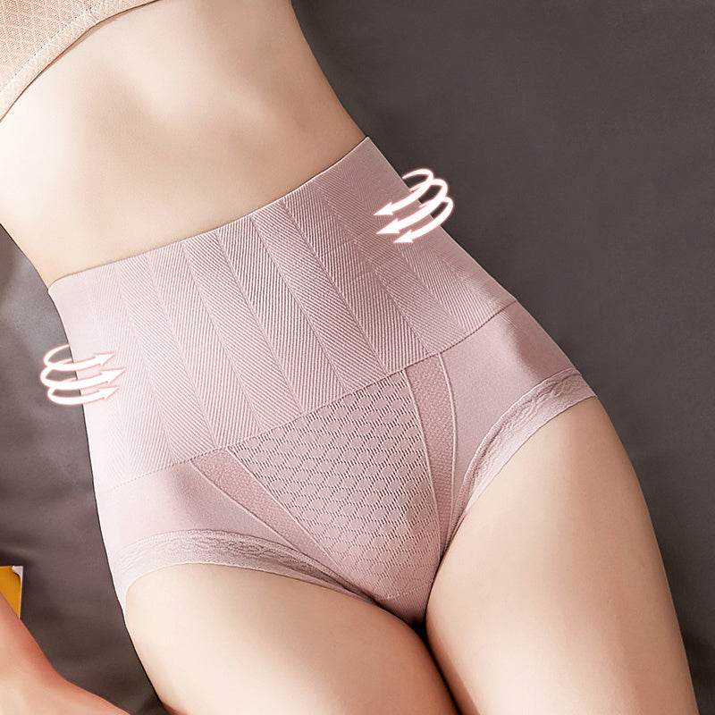 High-waisted Abdomen Panties Ladies Postpartum Hip-lifting And Shaping Seamless Panties - Mubimart