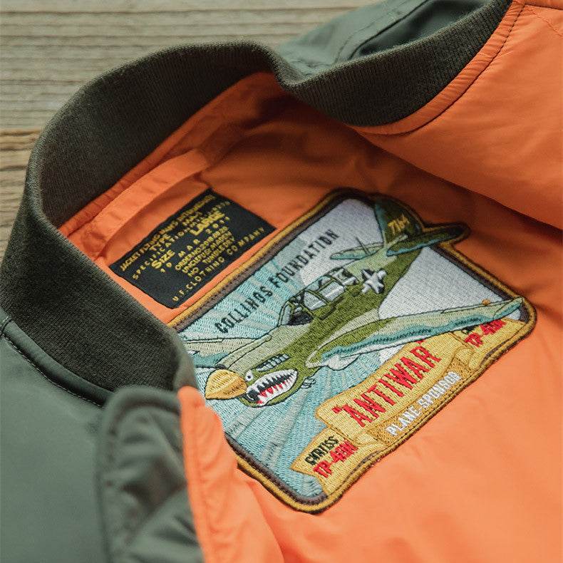 Men's Fashion Short Padded Bomber Jacket - Mubimart