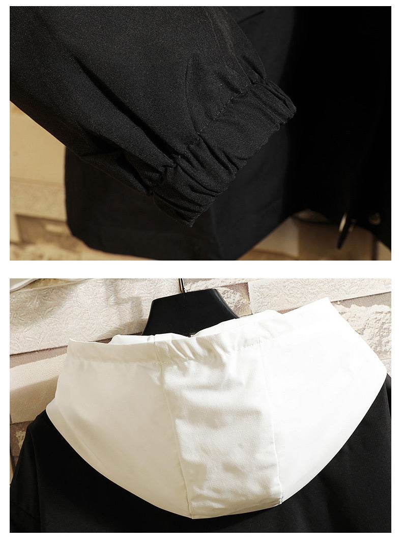 Loose Casual Plus Size Blouse For Young Students Coat - Mubimart