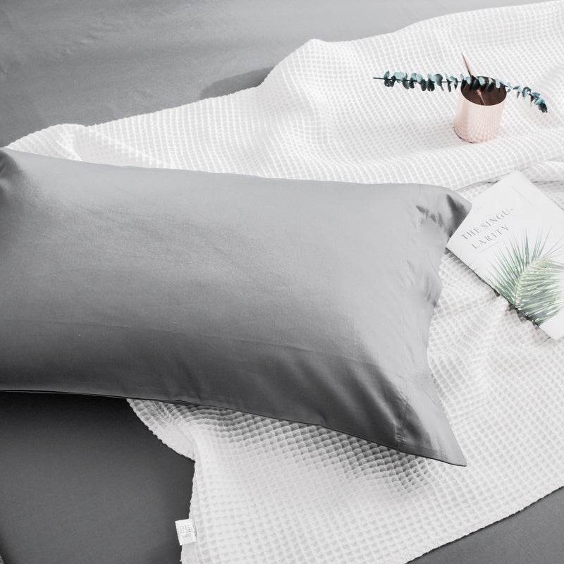 60 Long-staple Cotton Satin Cotton Pillowcases Soft Cotton Single Pillowcase - Mubimart