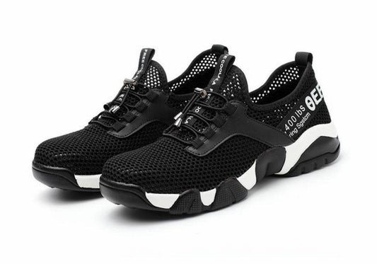 Breathable Net Work Safety Shoes Safety Shoes Work Shoes - Mubimart