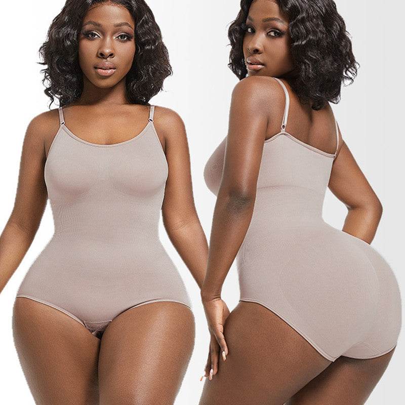 Body Shaping Women's Belly Shaping Jumpsuit Plus Size - Mubimart