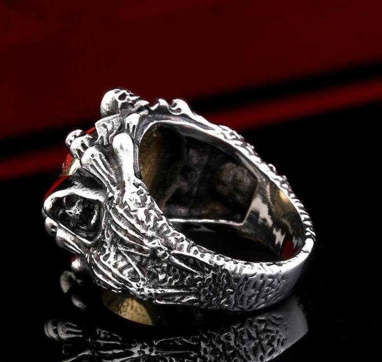 Gold Pentagram Ring - Mubimart