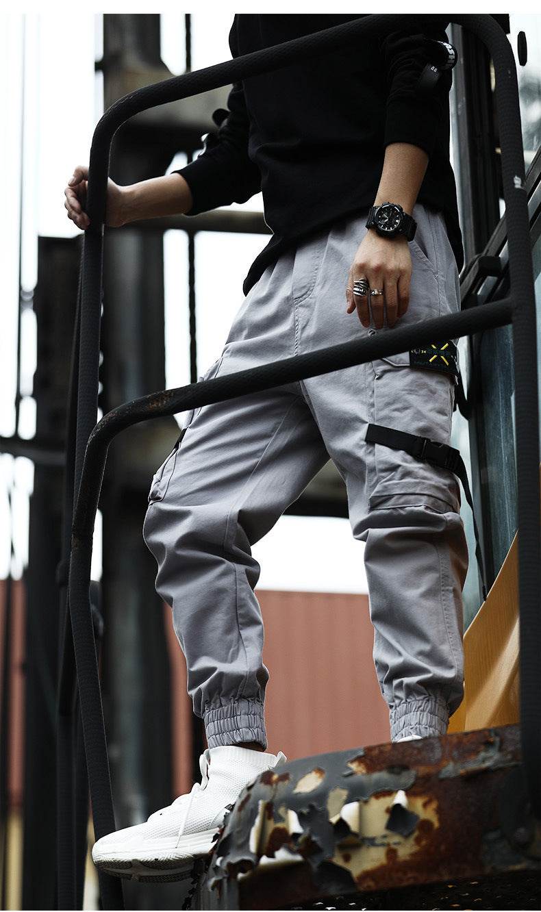 New Casual Pants Men Cotton Cargo Pants - Mubimart