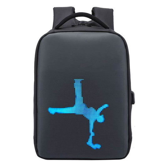 Waterproof LED Display Backpack Dynamic Duffel Bag - Mubimart