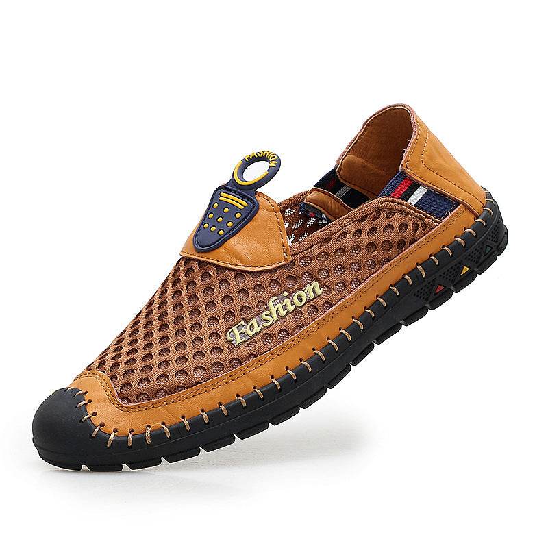 Mens Casual Breathable Mesh Non-slip Casual Shoes - Mubimart