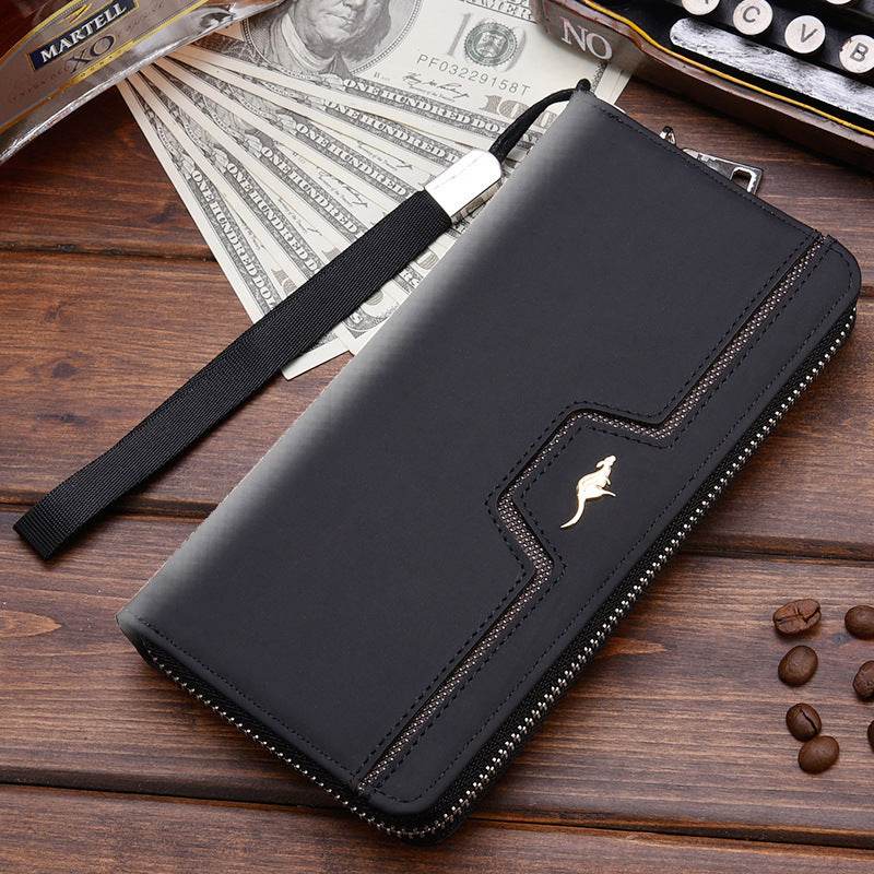 New Men's Wallet Long Zipper - Mubimart