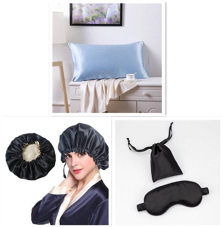 Silk Pillowcase 100 Silk Pillowcase 19mommes Double-Sided - Mubimart