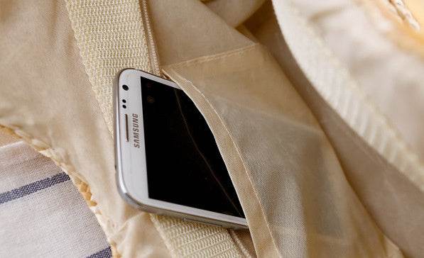 Straw bag beach bag handbag - Mubimart