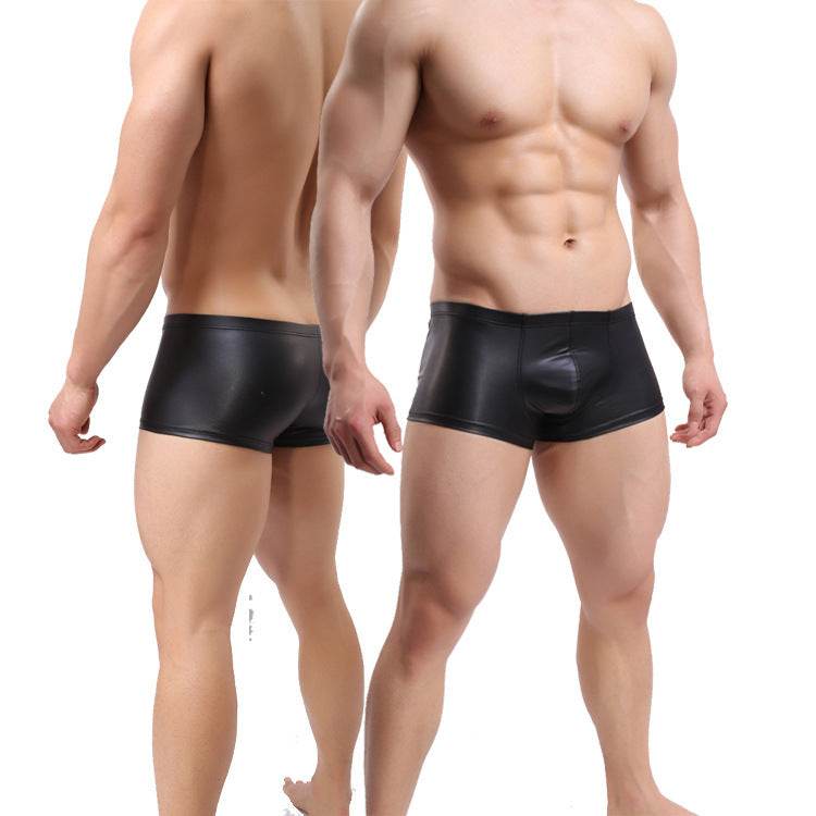Patent leather boxer briefs - Mubimart