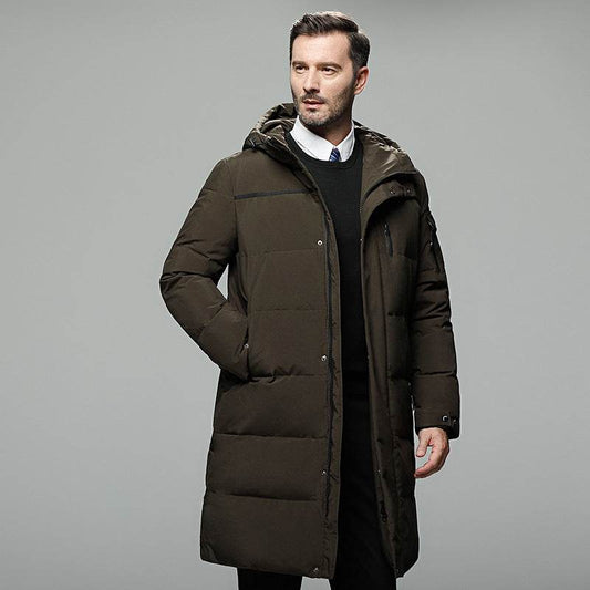 Long padded down jacket for men - Mubimart