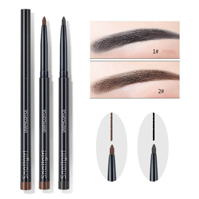Auto-rotating Eyebrow Pencil And Eyeliner Pen For One Stroke - Mubimart