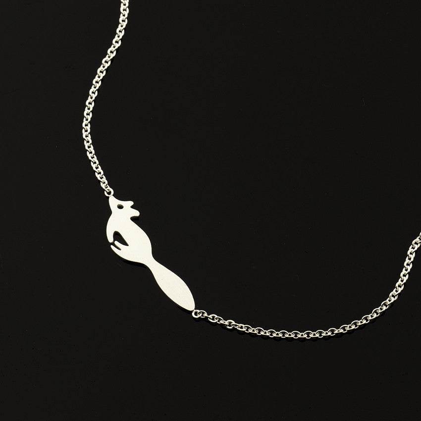 Running Fox Charm Bracelet - Mubimart