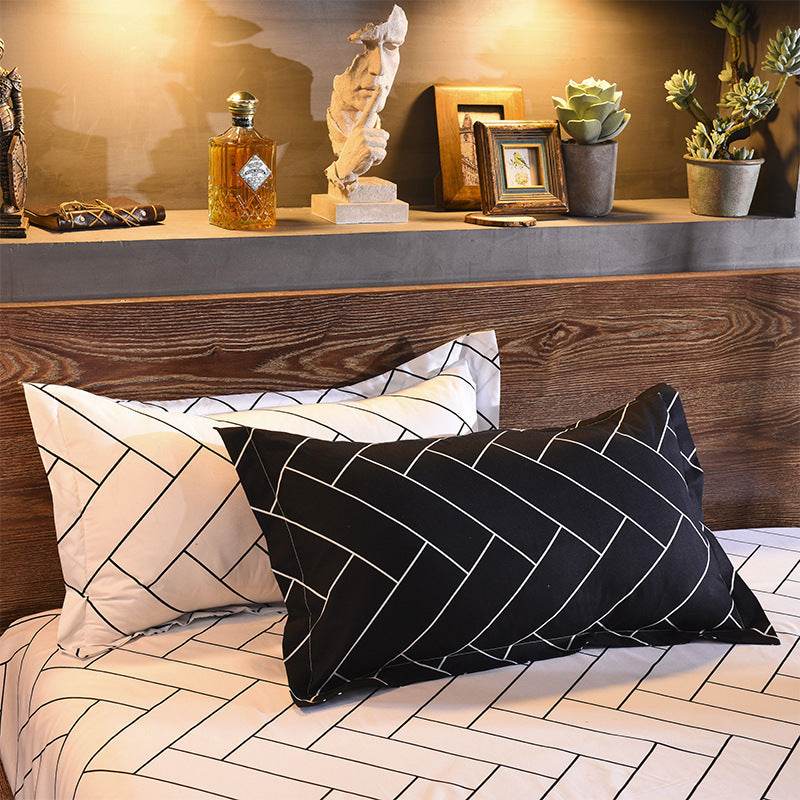 Three-Piece Set One Quilt Cover Two Pillowcases - Mubimart