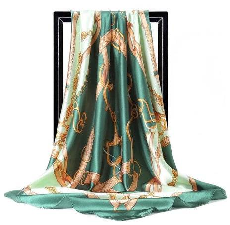 Women's chain bag scarf scarves - Mubimart